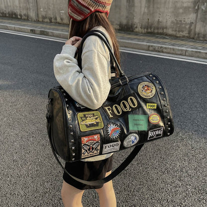 Stilvolle Patchwork Reisetasche Brehn