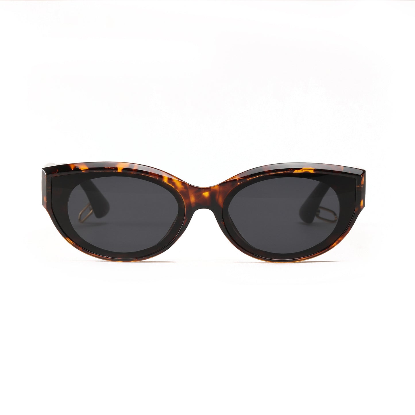 Damen modische Sonnenbrille mit transparentem Rahmen und UV-Schutz Brehn