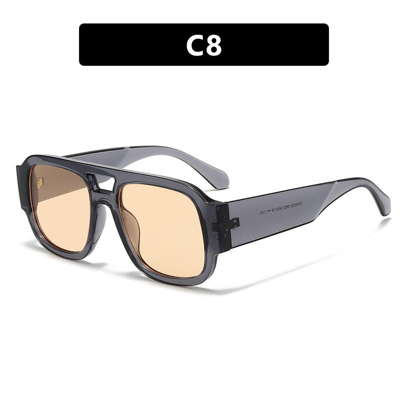 Damen moderne Sonnenbrille im eleganten Rechteckdesign Brehn
