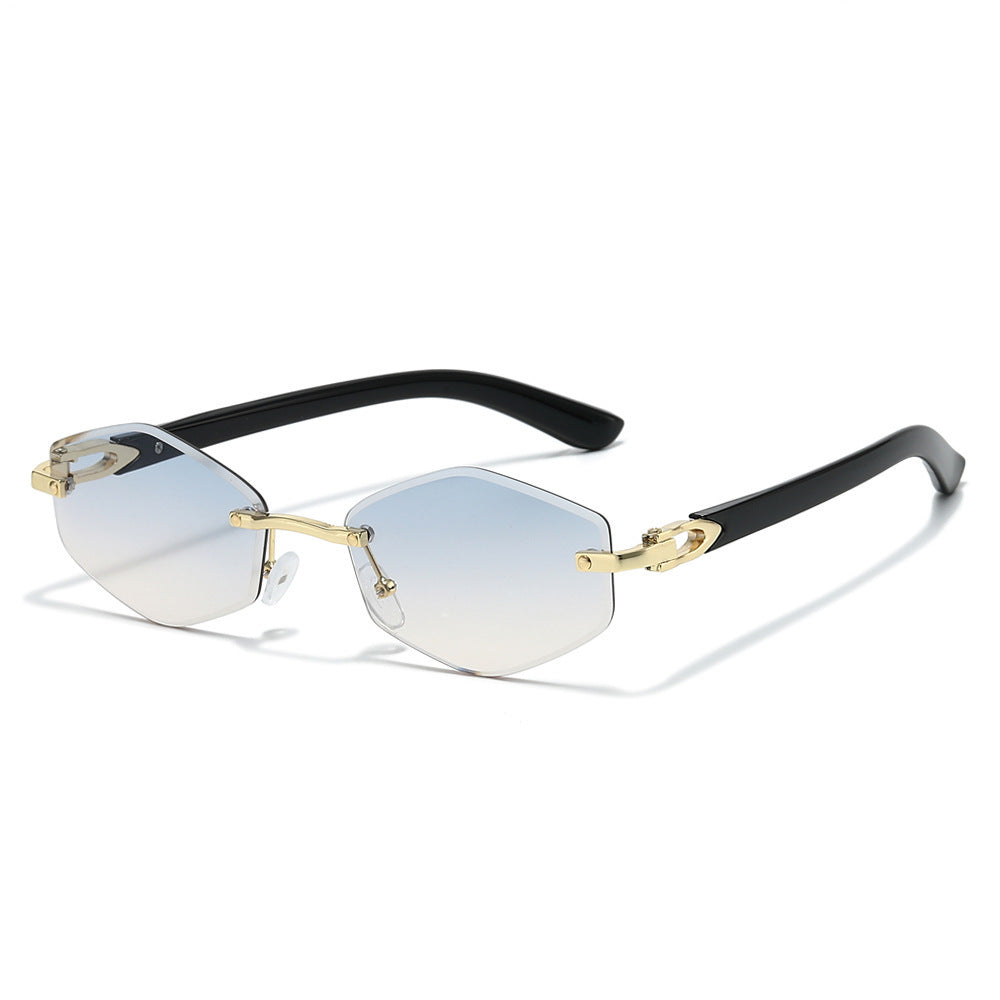 Futuristische sechseckige Rahmen Sonnenbrille Brehn