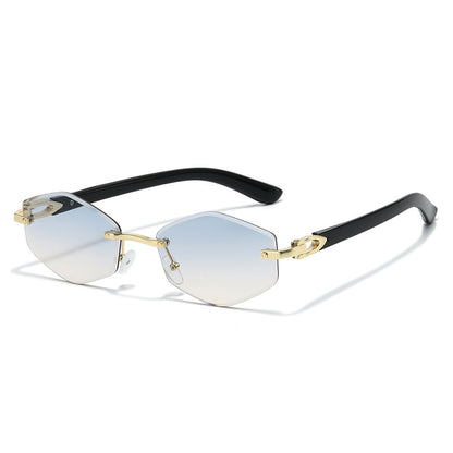 Futuristische sechseckige Rahmen Sonnenbrille Brehn