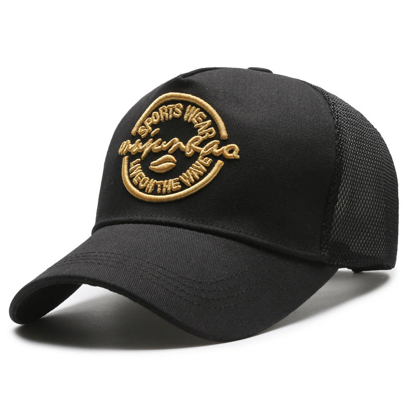 Herren Bestickte Mesh Rückenteil Baseballkappe Brehn