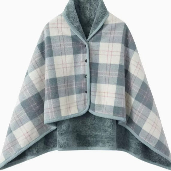 Damen elegante warmhaltende Poncho-Decke Brehn