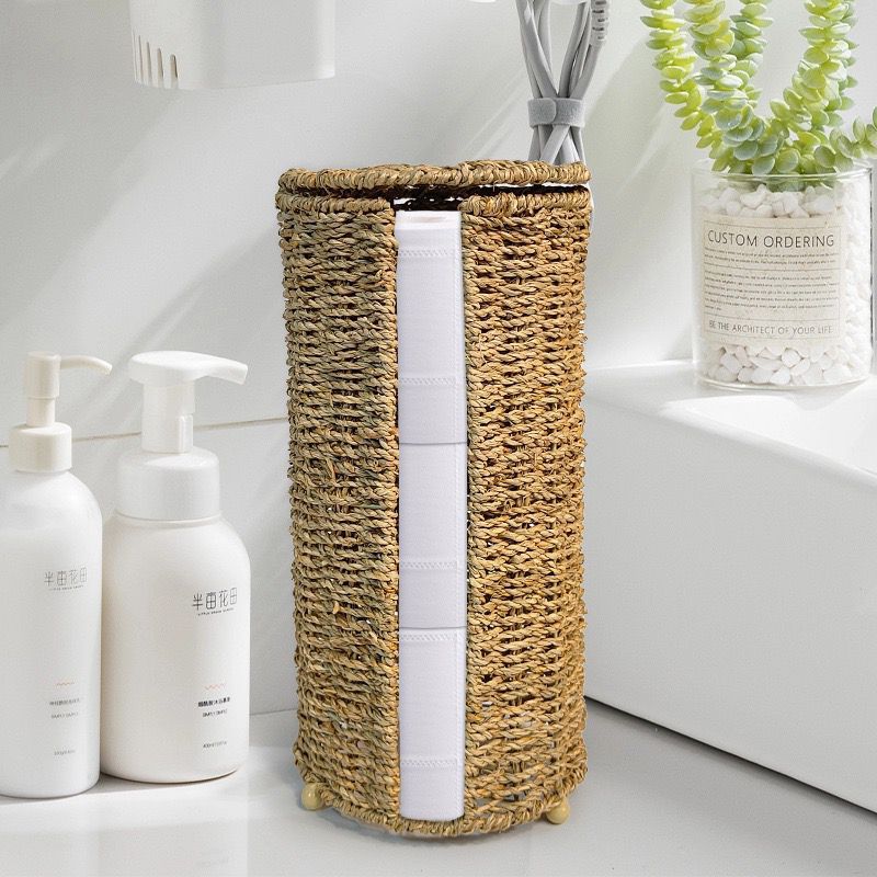 Damen Multifunktionaler Rattan Ablagekorb Brehn