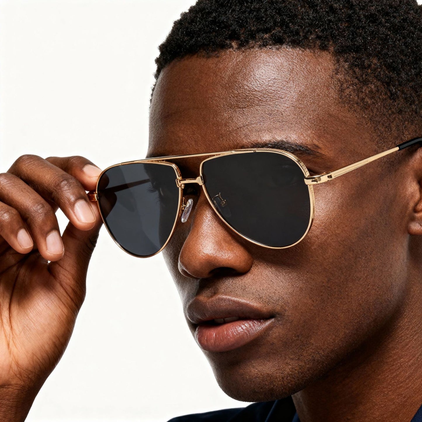 Damen modische Aviator-Sonnenbrille mit elegantem Metallrahmen und UV400-Schutz Brehn