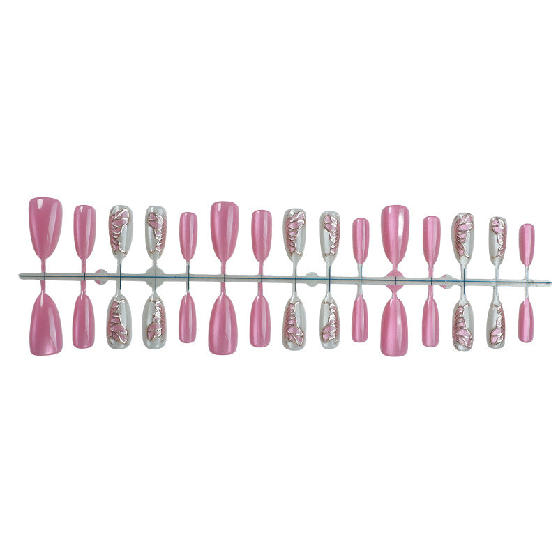 Artisan Dekorierte Press-On Nagel Set Brehn