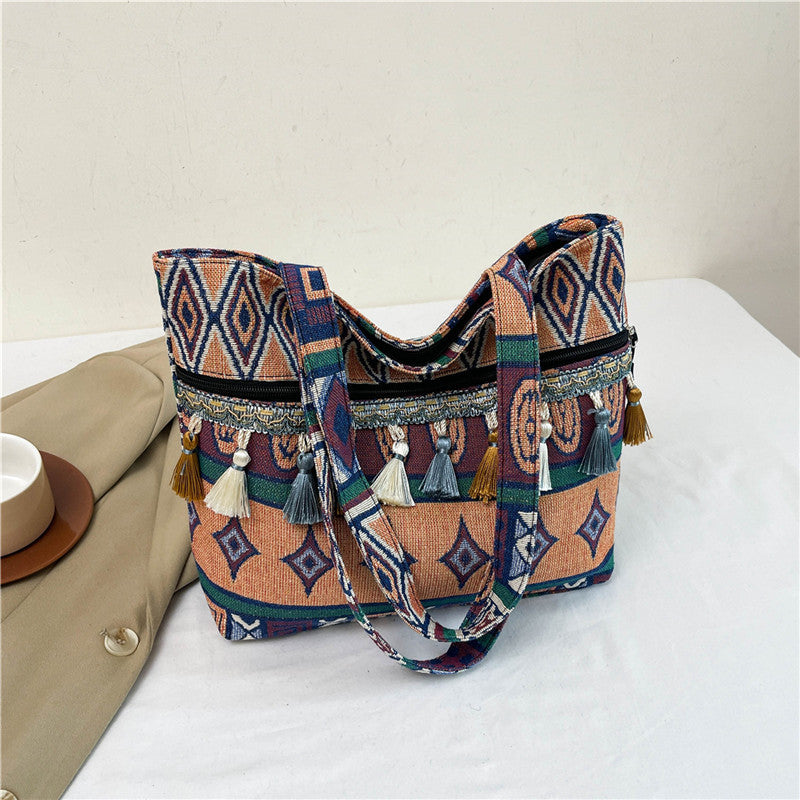 Künstlerische geometrische Drucktasche