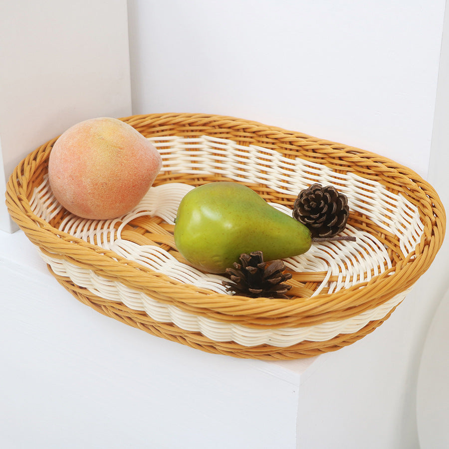 Oval gewebter Obstlager Brehn