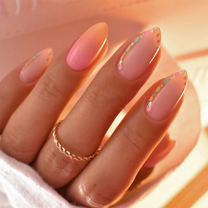 Premium Gradient Press-On Nail Set Brehn