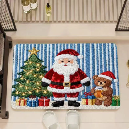 Launische holiday-themed Badematte