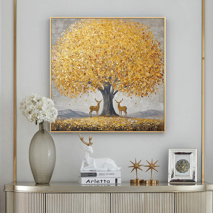 Herbst-Themen-Leinwand-Wandkunst