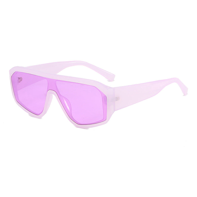 Damen Modische Oversized-Sonnenbrille im futuristischen Design Brehn