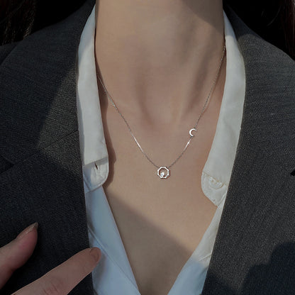 Elegantes geometrisches Anhänger-Halsband Brehn