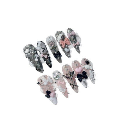 Verspielt 3D Nagelkunst Set