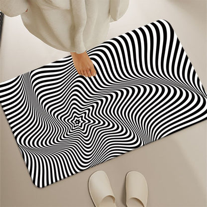 Geometrisches Muster Badmatte