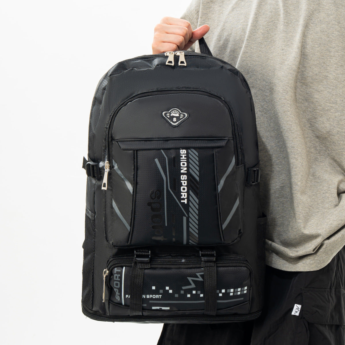 Sportlicher Multi-Fach Rucksack