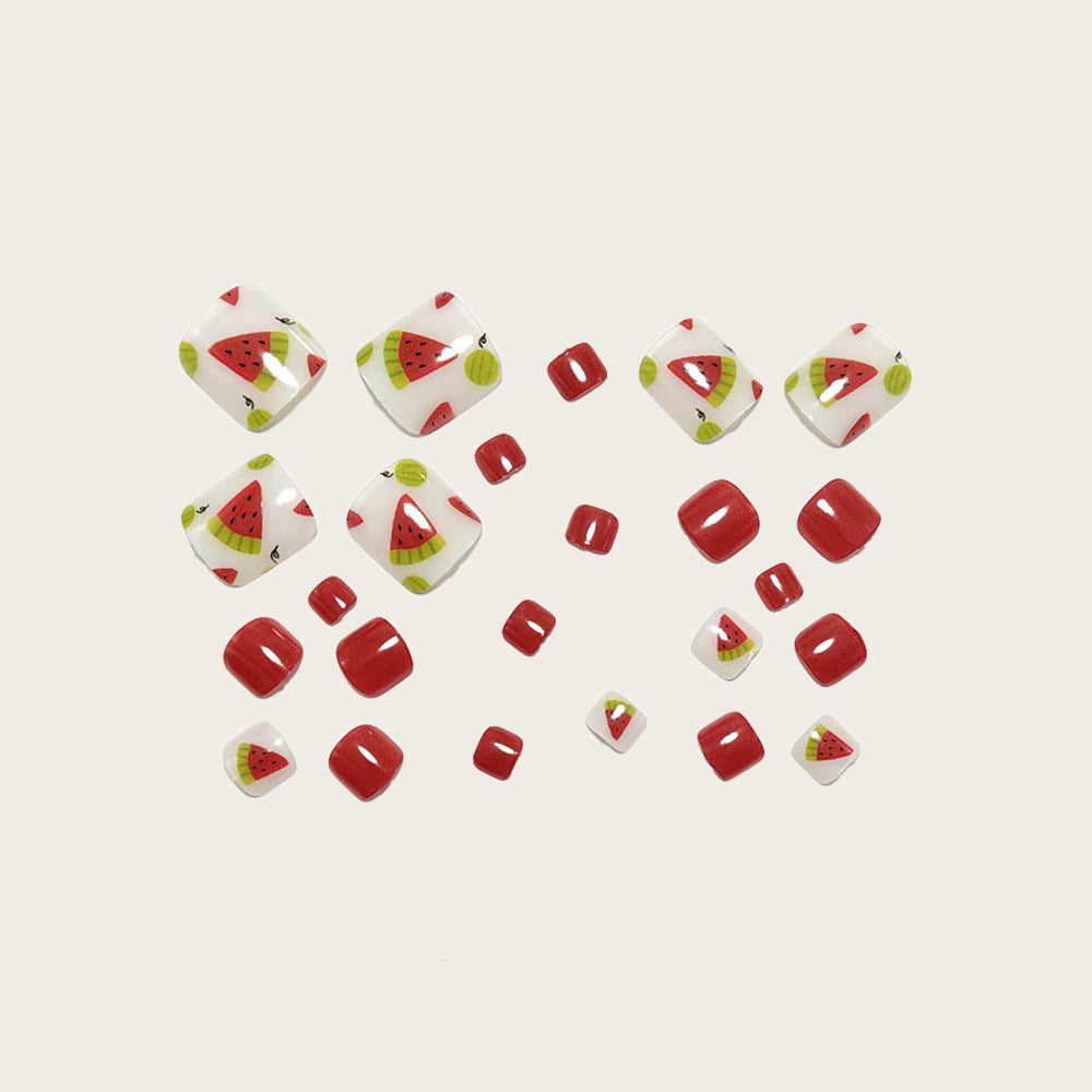 Kunstnagel-Set mit fruchtigen Designs Brehn