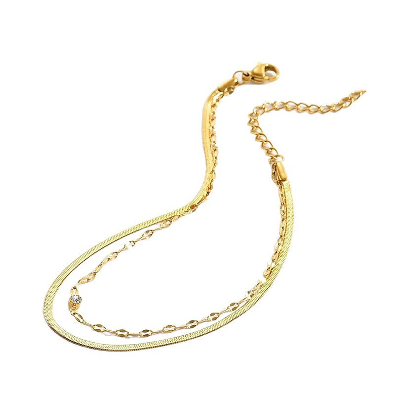Sleek Minimalist Chain Anklet Brehn