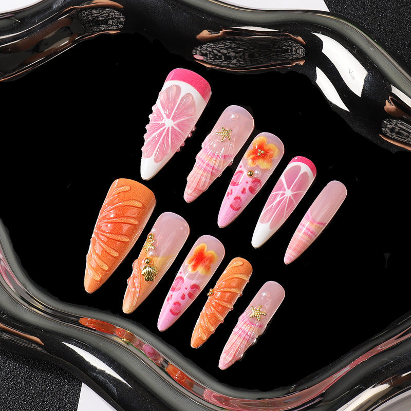 Künstlerisches dekoratives Nagelset Brehn