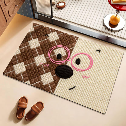 Dekorative Hundethemen-Bereichsmatte für Zuhause