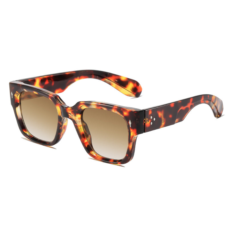 Bold Chunky Vintage Square Sonnenbrille Brehn