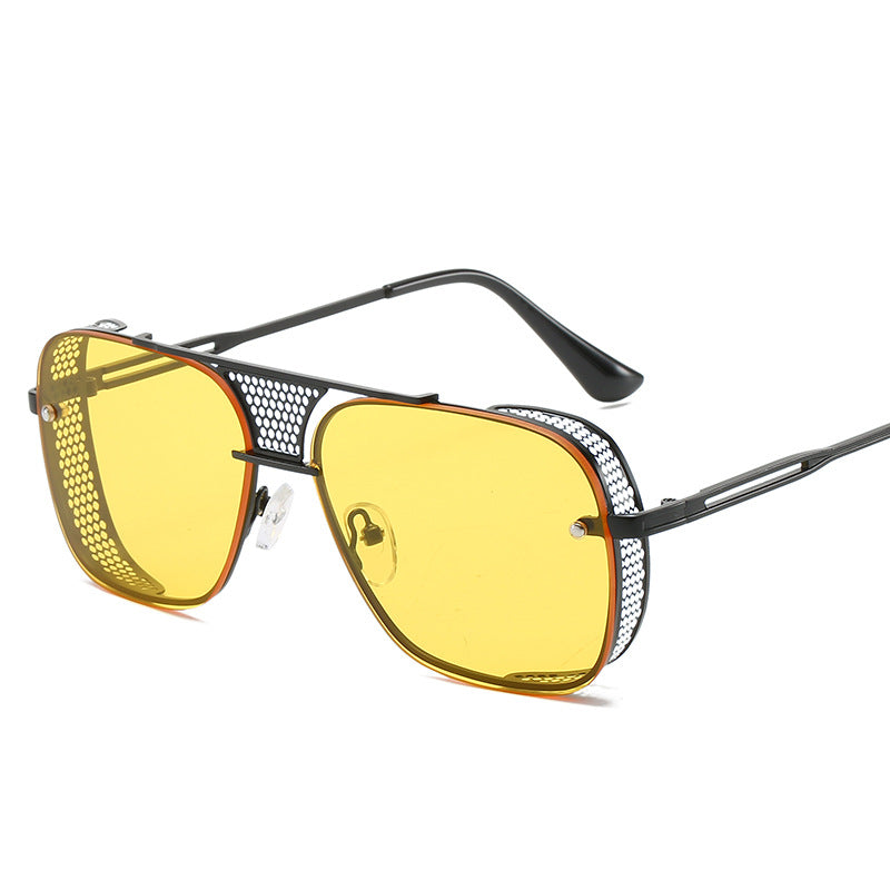 Damen modische Sport-Sonnenbrille mit Netzrahmen Brehn