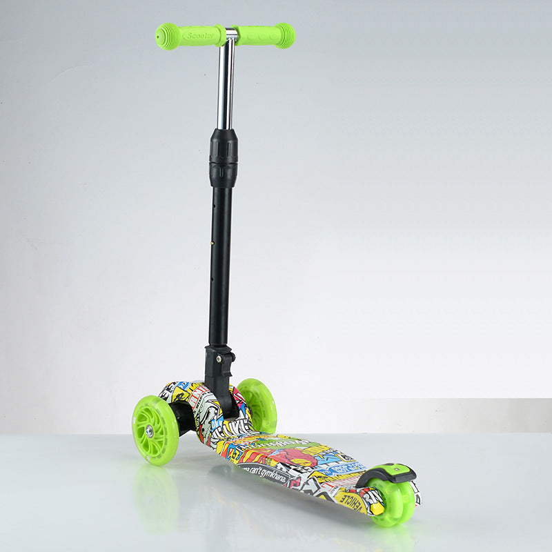 Kinderfreundlicher faltbarer Kick-Scooter Brehn