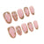 Elegantes Goldfolien-Nail Art Set Brehn