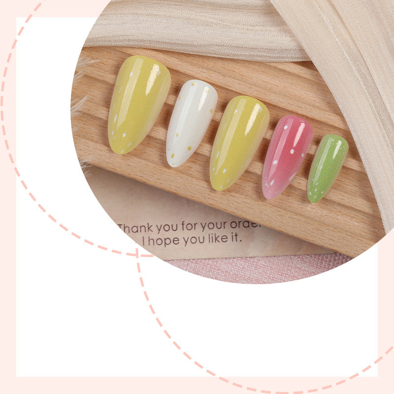 Premium Dekorative Druck-Nagelset mit Künstlerischen Glitzer-Effekten Brehn