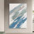 Texturiertes abstraktes Acryl-Leinwandkunst