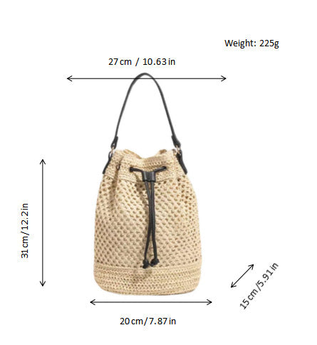Leichte Makramee Beuteltasche Brehn