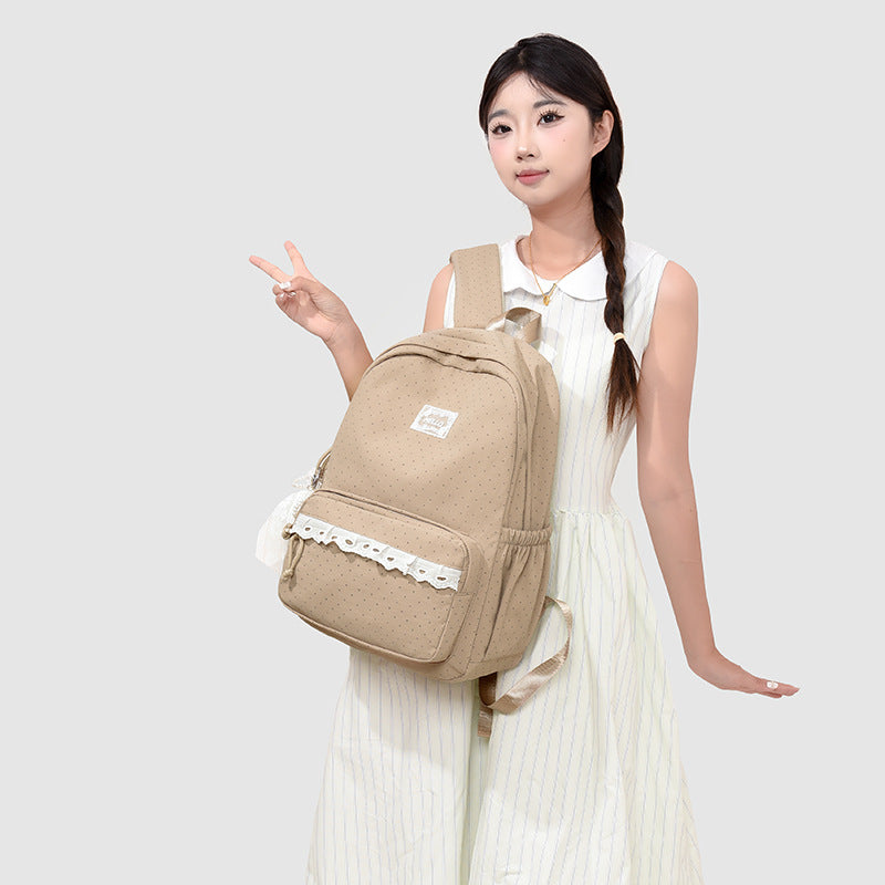 Stylischer Punkte Rucksack Brehn