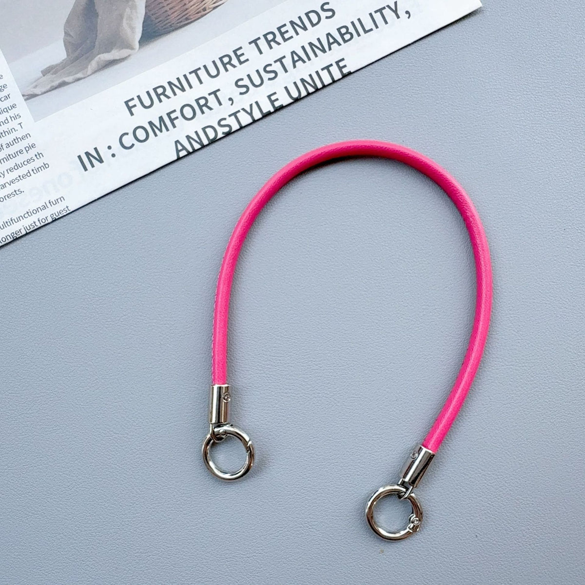 Premium langlebiger Schlüsselband mit Metallclips Brehn