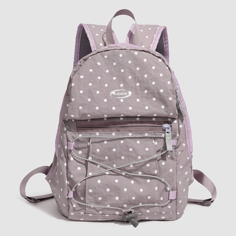 Trendy gepunkteter lässiger Rucksack Brehn