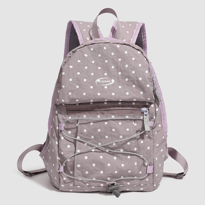 Trendy gepunkteter lässiger Rucksack Brehn