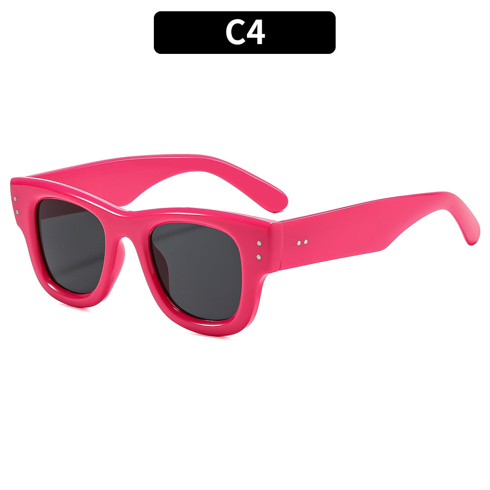 Retro-inspirierte stilvolle quadratische Sonnenbrille