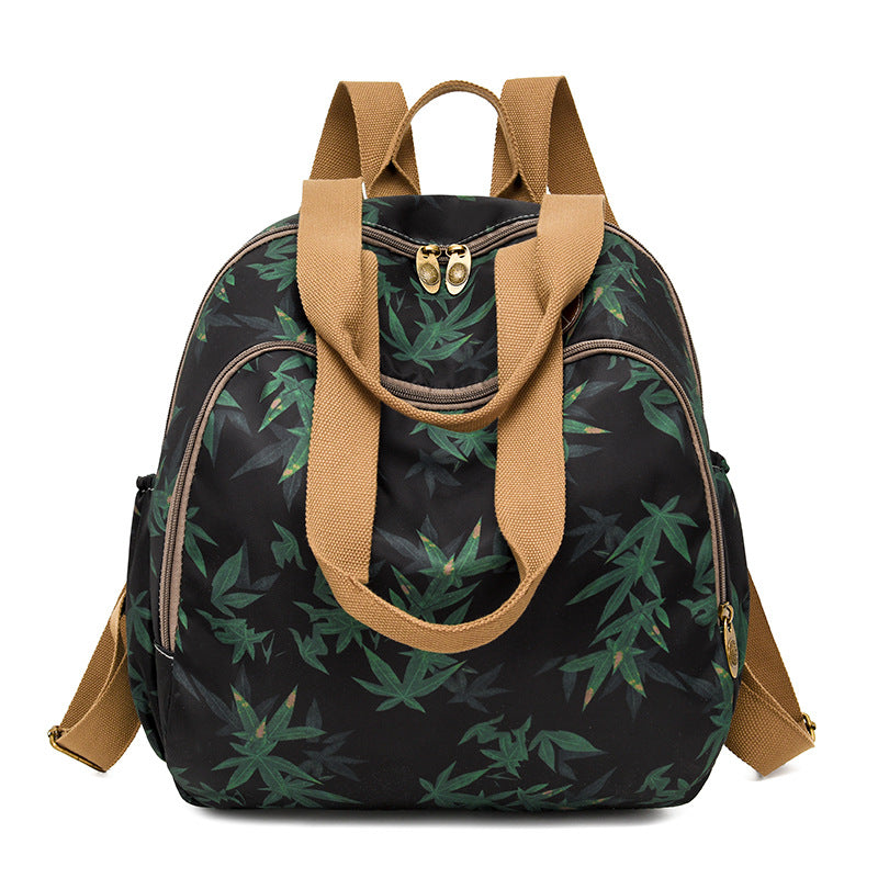 Stylischer Blumenmuster Rucksack Brehn