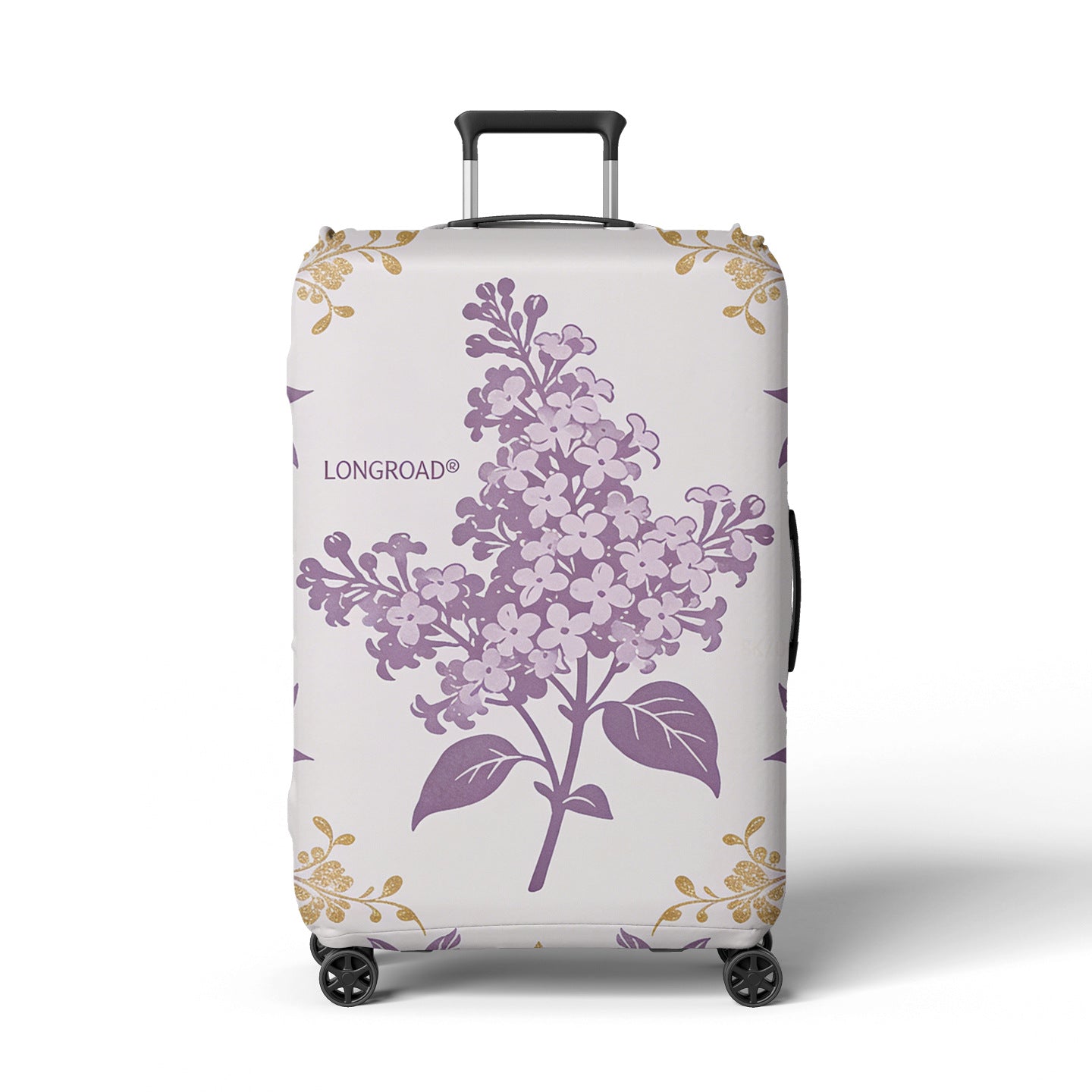 Damen Kofferschutz mit eleganten Blumenmuster Brehn