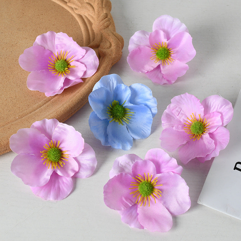 Elegante Stoff Blumen Haarschmuck