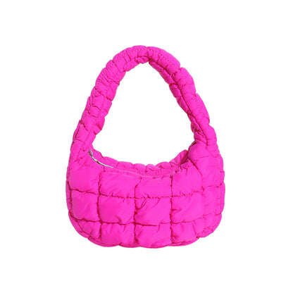 Gepuffte Schultertasche