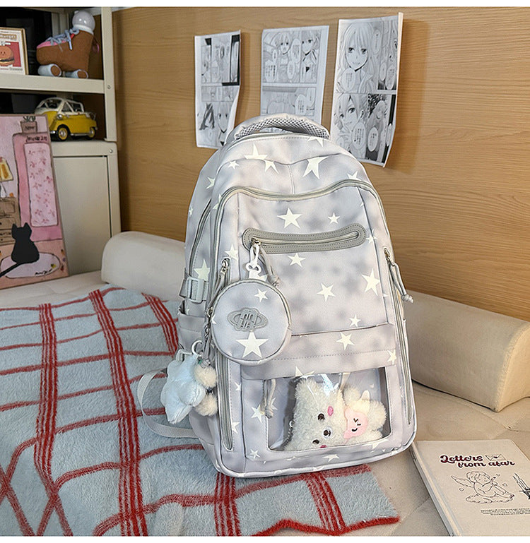 Stylische Sterne-Muster-Schul-Rucksack