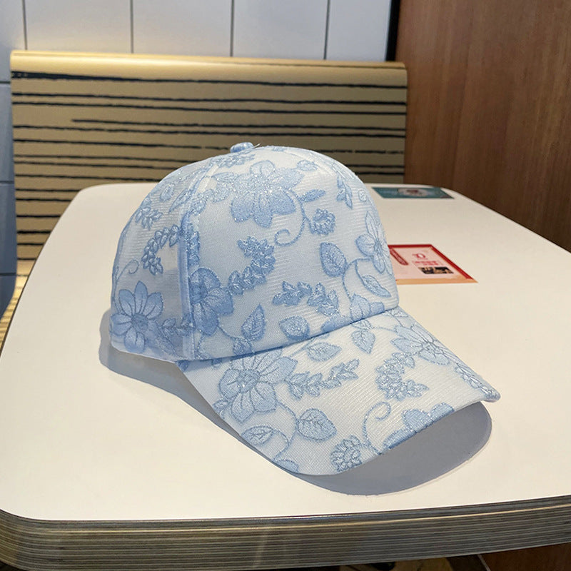 Damen Floral Gestickte Baseballmütze Brehn