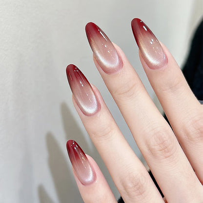 Ombre Stiletto Press-On Nägel mit seidenmattem Finish Brehn