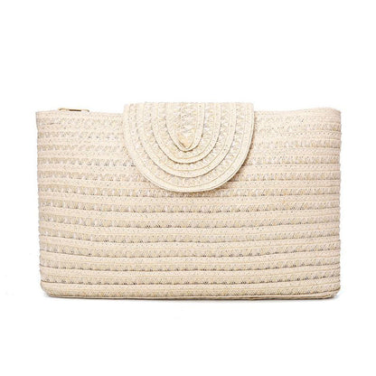 Elegante Clutch-Tasche mit Hochqualitativer Flechtstruktur Brehn