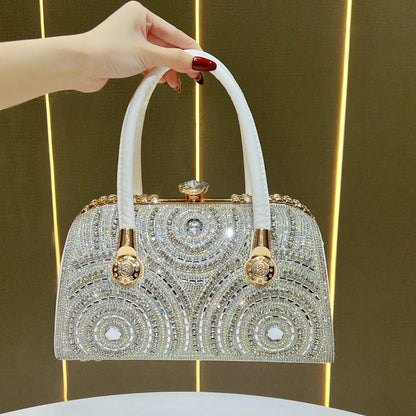 Luxuriöse Perlenabende-Handtasche