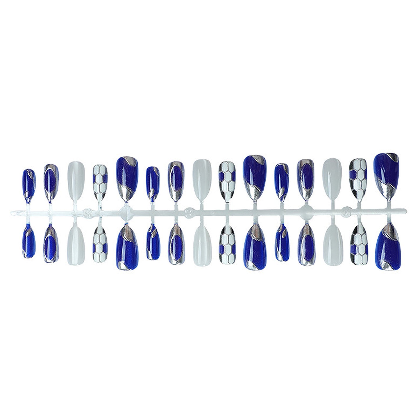 Dekoratives Gel Press-On Nail Set Brehn