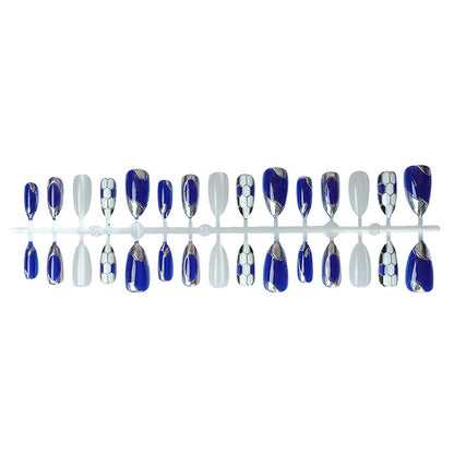 Dekoratives Gel Press-On Nail Set Brehn