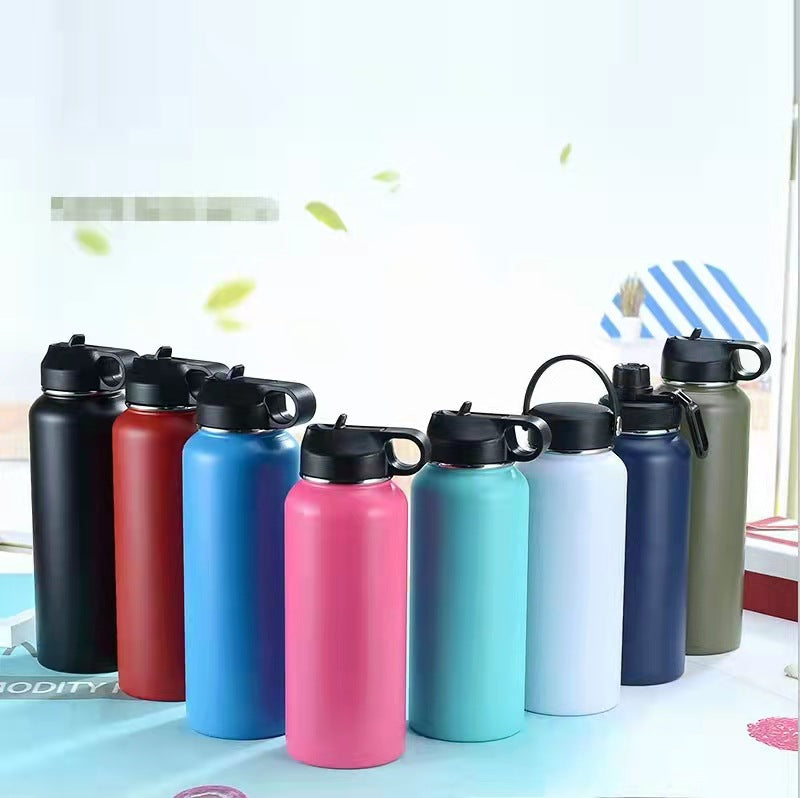 Damen Sportliche Edelstahl-Trinkflasche Brehn