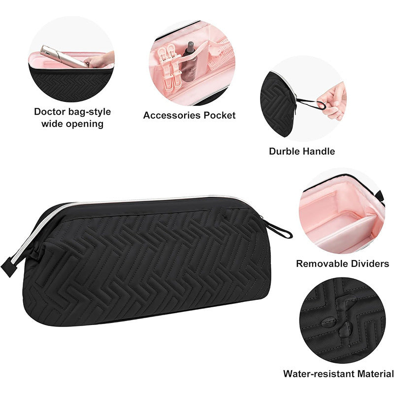 Kosmetik-Organizer-Tasche mit Eleganter Steppung Brehn