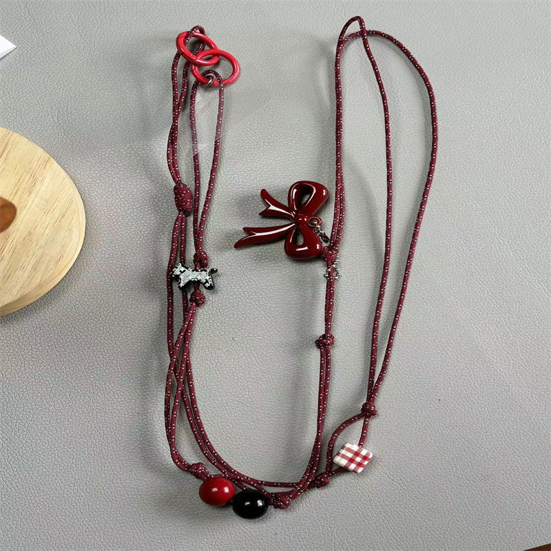 Verspielter Perlen Charm Brillenhalter Brehn